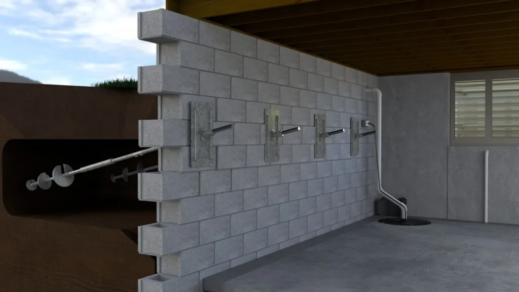 Geo Lock Wall Anchor System in Mount Washington, KY